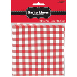 Picnic Party Basket Liners