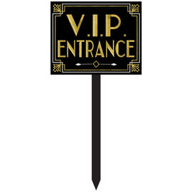 Glitz & Glam VIP Entrance Lawn Yard Stake