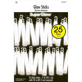 4 Inch Glow Stick Mega Value Pack - White