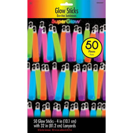 4" Glow Stick Super Mega Value Pack - Multi Color