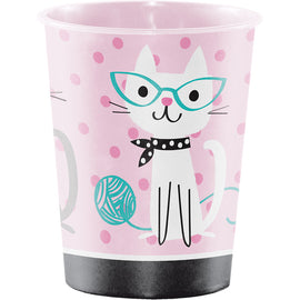Cat Party Plastic Keepsake Cup