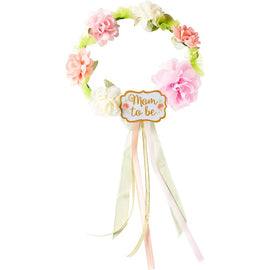 Floral Baby Mom To Be Head Garland