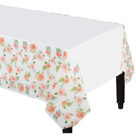 Floral Baby Paper Table Cover