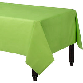Kiwi Rectangular Plastic Table Cover, 54" x 108"