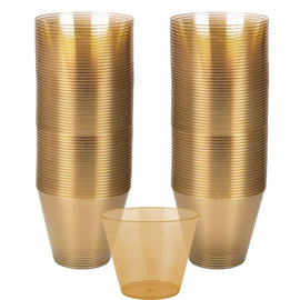 BPP Plastic Cup, 9 oz. - Gold