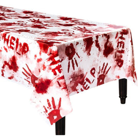 Bloody Plastic Table Cover