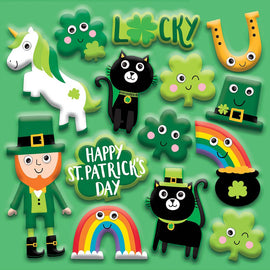 St. Patrick's Day Googly Stickers