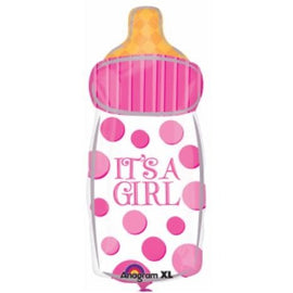 Foil Balloon - Baby Bottle Girl