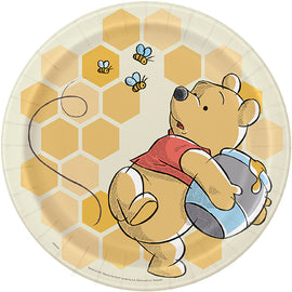Disney Winnie the Pooh Round 9" Dinner Plates, 8ct
