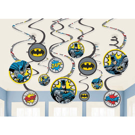 Batman (tm) Heroes Unite Spiral Decorations