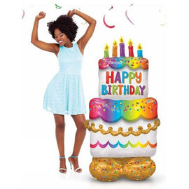 Birthday Cake AirLoonz Foil Balloon