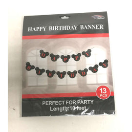 Banner - Happy Birthday Mickey Mouse
