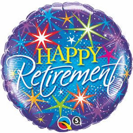 Foil Balloon - Retirement Fireworks