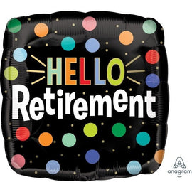 Foil Balloon - Hello Retirement