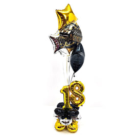 Helium Balloon Bouquet - Milestone Birthday