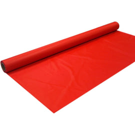 50' x 40" Red Plastic Table Cover Roll