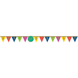 Happy Dots Jumbo Add Any Age Letter Banner
