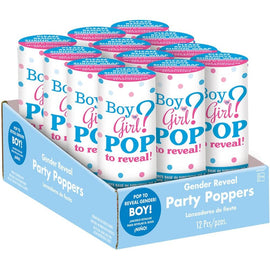 Blue Confetti Boy Poppers