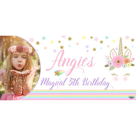 Banner - Custom Deluxe Birthday Fantasy With Picture