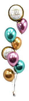 "The Gold Standard" Helium-Filled Balloon Bouquet