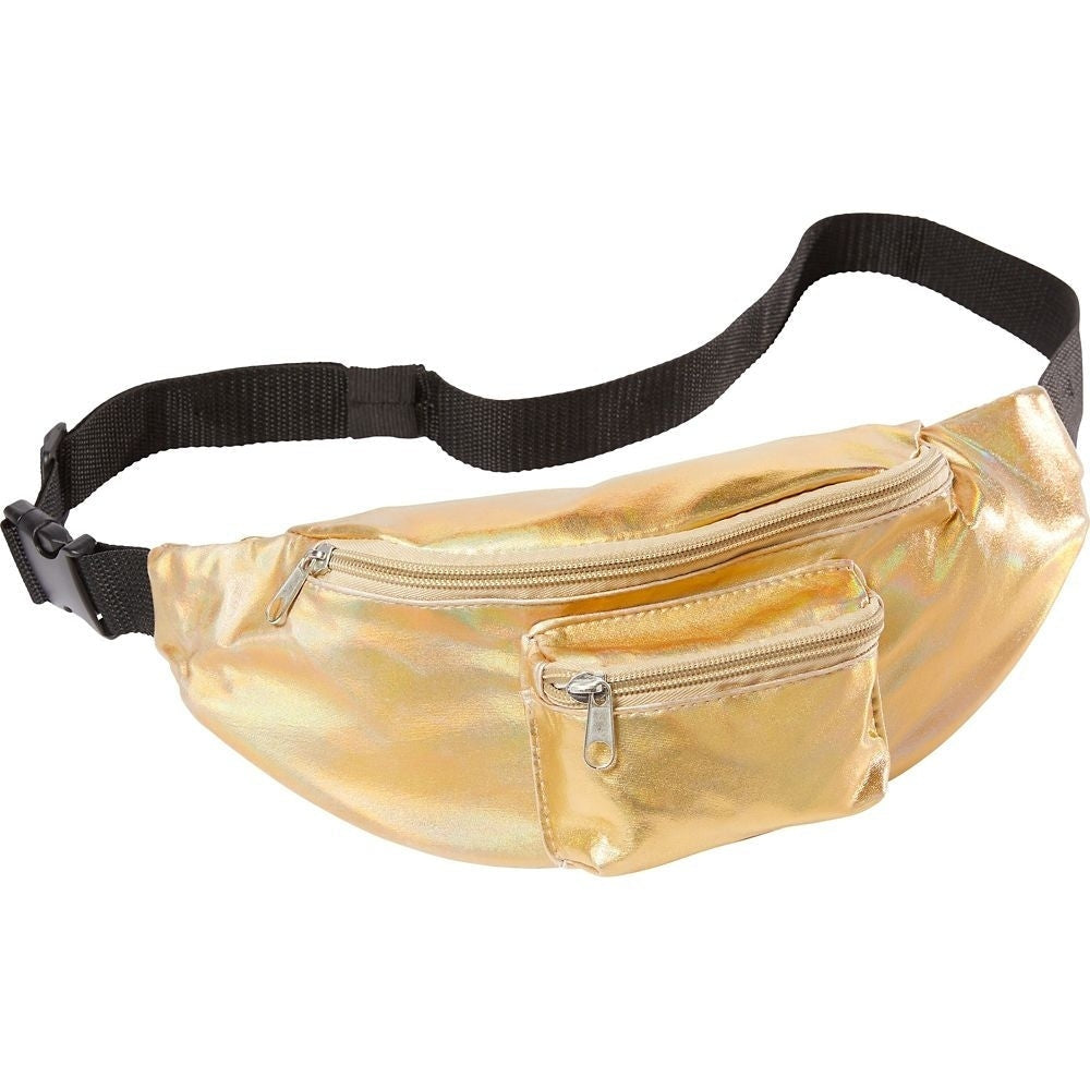 Gold Holographic Fanny Pack Party Stuff