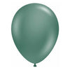 11" Tuftex Balloons 100 Per Package Evergreen