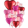 Valentines Latex & Foil Balloon Bundle Kit