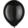 Black Solid Color Latex Balloons, 12", 72 Count