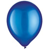 Bright Royal Blue Pearlized Latex Balloons, 12", 72 Count