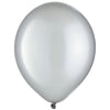 Silver Pearlized Latex Balloons, 12", 10 Count