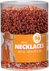 Necklace Bead 50 Ct. Orange