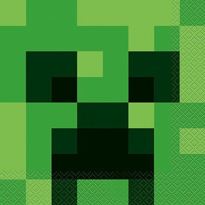 16 Minecraft Luncheon Napkins