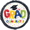 18" Packaged Letter Graduate Foil Balloon
