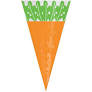 20 Carrot Cone Cellophane Bag