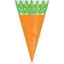 20 Carrot Cone Cellophane Bag