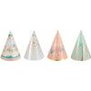 Happy Bright Birthday Mini Cone Hats