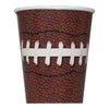 Football Party 9oz Paper Cups, 8ct