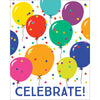 Invitations - Birthday, Party Balloons, 4" x 5", 8 Count