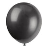 Balloons - Jet Black, 12", 10 Count