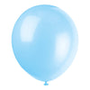 Balloons - Latex, Baby Blue, 12", 10 Count