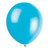 Balloons - Latex, Teal, 12", 10 Count