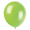 Balloons - Latex, Lime Green, 12", 10 Count