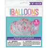 Balloon Kit - Latex, Confetti Hearts