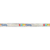 Banner Kit - Foil, Rainbow Polka Dots, 12 Ft