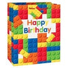 Building Blocks Happy Birthday Gift Bag