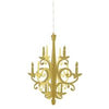 Modern Christmas Gold Foil Chandelier