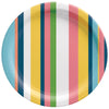 Plates - Rainbow, Round, Summer Hues, 10", 8 Count