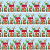 Gift Wrap - Colorful Santa