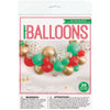 Balloon Kit - Arch, Red, Green and Gold