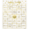 Bingo Kit - Gold, Baby Shower, 8 Count